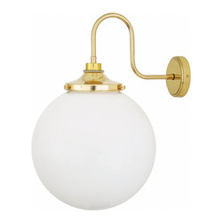 PELAGIA SWAN NECK WALL LIGHT 35CM IP44 - Bathroom Wall Lights