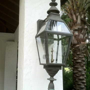 Sheryl's French Gas Lantern with Finials