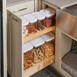 Wellborn Cabinet's Base Canister Organizer Pullout Cabinet - Products