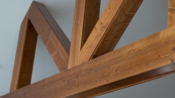 Rustic Trusses and Stairs