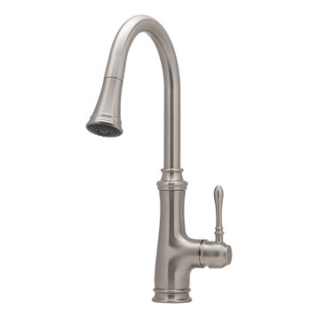 Villa Pull-Out Kitchen Faucet, Brushed Nickel