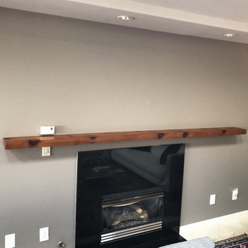 Floating Cedar Mantle