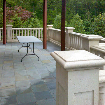 Concrete Balustrade System For Deck