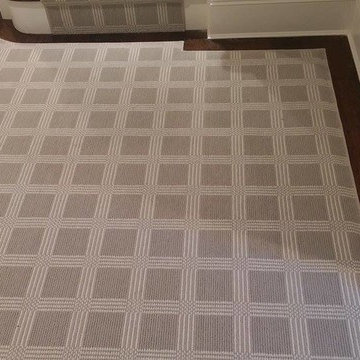 Custom Franklin Lakes Stair Case Woolston Plaid