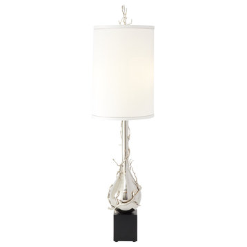Twig Bulb Floor Lamp, Nickel