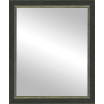 24x30 Dara Black/Silver Framed Mirror