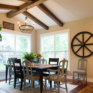 Example of a cottage dining room design in Cincinnati