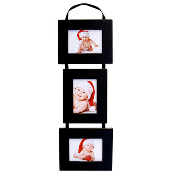 5x7 Triple Frame Set, 2 Portrait 1 Landscape On Hanging Ribbon