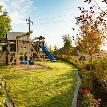 Playground In Backyard Landscaping