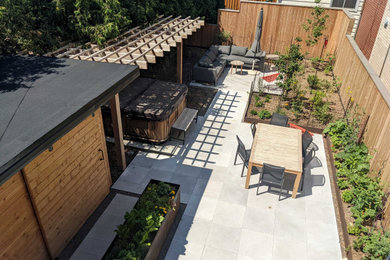 Inspiration for a scandinavian patio remodel in Toronto