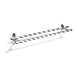 Secret Bath - Secret Bath. Polished stainless steel double towel bar. Amara collection - Towel Bars