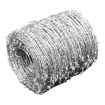 vidaXL Roll Barbed Wire 4 Point Garden Coverage Fencing Arts Crafts Accessory