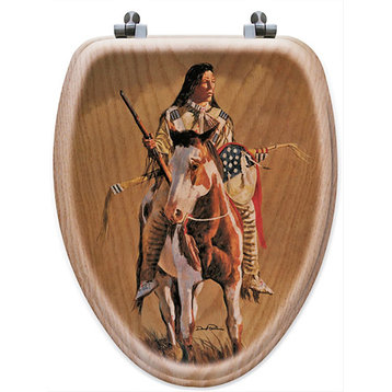 Native American Art, Oak Toilet Seats, Elongated