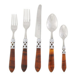 Aladdin Tortoise Antique Flatware - Dinnerware