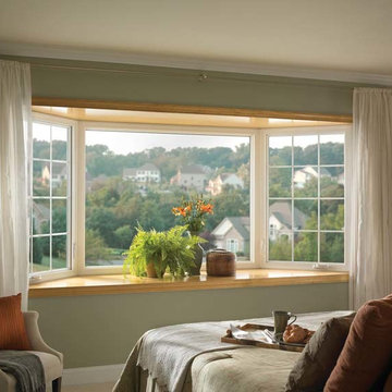 Custom Bay Window! Hardwood Window Seat