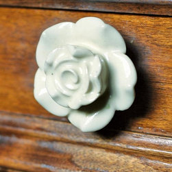 Moonlit Rose Drawer Pull - Decorative Accents