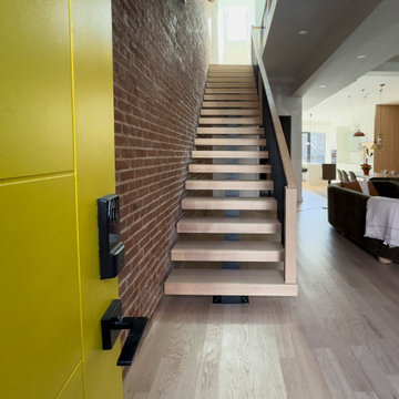 Project #145 | Modern Staircase Renovation in Victorian Townhouse