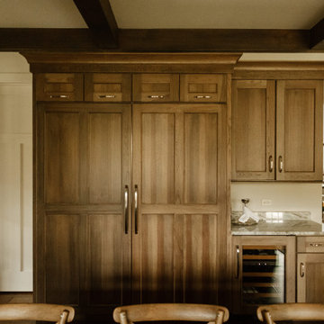 Rustic Sub-Zero and Wolf Kitchen