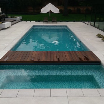 Modern Recreational Oasis Backyard