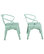 Kids Chairs By Reservation Seating, Mint Green , Set of 2