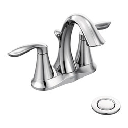 Eva Chrome Two-Handle High Arc Bathroom Faucet - Bathroom Faucets And Showerheads