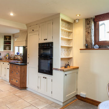 Traditional kitchen in a barn conversion