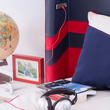First Class Airplane Kids Bedroom