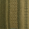 100% Wool Oriental Rug, 3X5 Flat Weave Hand Woven Striped Durie Kilim Rug