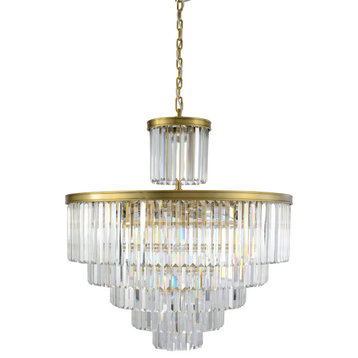 Artistry Lighting Edgewood Collection Hanging Crystal Chandelier 32x32