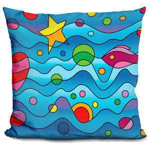 LiLiPi Footloose Decorative Accent Throw Pillow