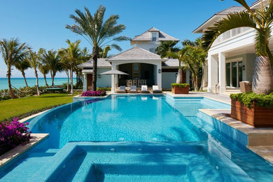 Beach style pool photo in Other