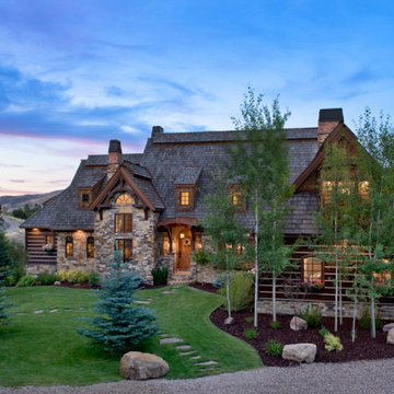 Hybrid Log & Timber Home - Pocatello Residence