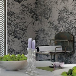 Elitis Cuirs Leathers Cash - Wallpaper