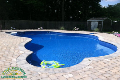 Example of a large pool design in New York
