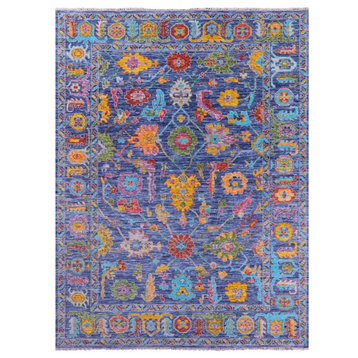 8' 11" X 12' 4" Turkish Oushak Hand Knotted Wool Rug - Q15669