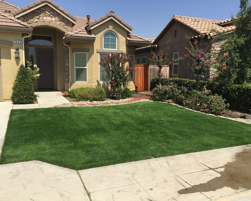 Front Yard Landscapes with Artificial Grass