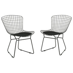 Industrial Outdoor Dining Chairs by GDFStudio
