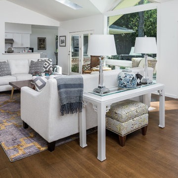 Dallas Transitional Home - Maple Wide Plank Floors