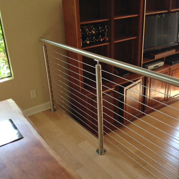 Round Stainless Steel Cable Stair Railing Bakersfield, CA