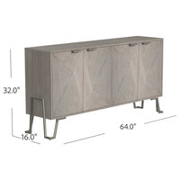 Cooper Server - Brushed Nickel