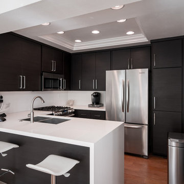 Contemporary Espresso Kitchen Reface