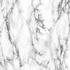 White Marble Commercial Grade Contact Paper  Removable 23.50" x 16 ft