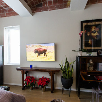 TV on the wall