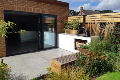 Photo of a contemporary patio in Oxfordshire.