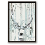 DDCG - Whimsical Watercolor Reindeer Canvas Wall Art, Framed, 16"x24" - Spread holiday cheer this Christmas season by transforming your home into a festive wonderland with spirited designs. This Whimsical Watercolor Reindeer Canvas Print Wall Art makes decorating for the holidays and cultivating your Christmas style easy. With durable construction and finished backing, our Christmas wall art creates the best Christmas decorations because each piece is printed individually on professional grade tightly woven canvas and built ready to hang. The result is a very merry home your holiday guests will love.