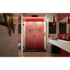 DreamLine Unidoor Plus 59-59.5"W Frameless Hinged Shower Door, Oil Rubbed Bronze