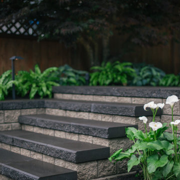 Concrete Block Stairs