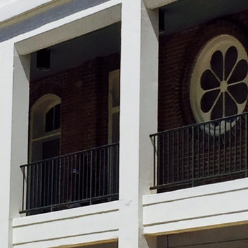 Installed Rose Wood Window