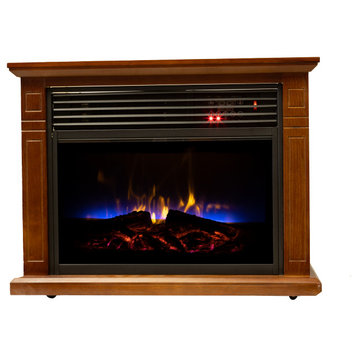Comfort Glow QF4570R Mobile Quartz Electric Fireplace