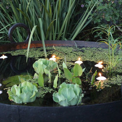 Fire Pits or Water Bowls. Genuine Old Indian Kadhai or Cooking Pot - Outdoor Fountain And Pond Accessories